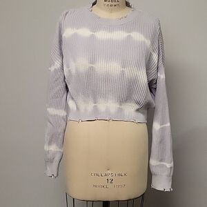 Pistola distressed tie dye sweater, size XS